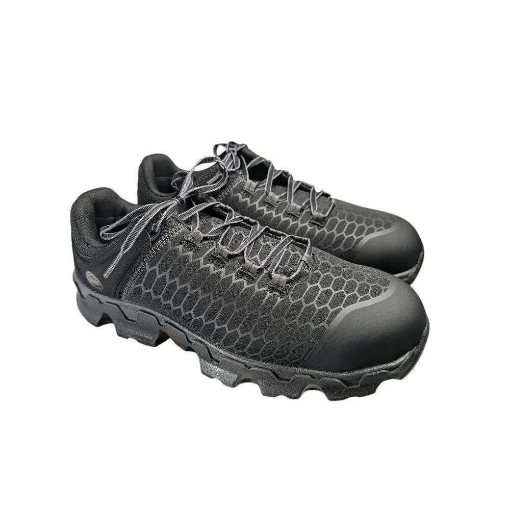 Timberland Pro powertrain sport black mens 12 work sneaker work shoe alloy toe